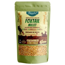 Danodia Foods Gluten Free Foxtail Millet Whole Grain (2lb | 950g | 33.5oz), Rich source of fiber and vitamins, Superfood Of The Future, Sustainable Cereal Grain