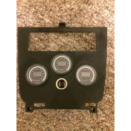 Turboconchs 240sx s14 GAUGE POD LOWER DASH FINISHER 3 52mm & cig 1 din for 95-98 Nissan