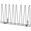 Zoro Select 6Glc5 Glove Drying Rack, Powder-Coated Steel, Holds (4)