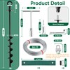 18'' Ground Anchors Screw in Heavy Duty, Shed Anchor Kit