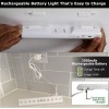 Good Earth, 9" Rechargeable USB Plug-In LED Under-Cabinet Light Bar