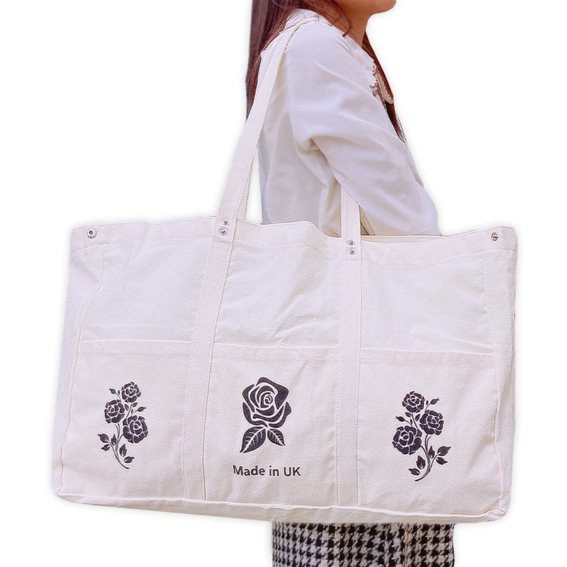 Adalex Global Extra Large Canvas Tote Bag for Women Men