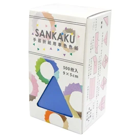 Ehime Shiko SANKAKU Paper Block Origami SAN-12, 500 Sheets