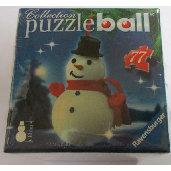 Ravensburger 11401 - Schneemann, 77 Teile Puzzleball
