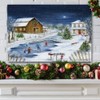 Renditions Gallery Winter Wonderland Wall Art, Idyllic Ice Skating Scene,