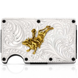 Montana Silversmiths German Silver Credit Card & Cash Case