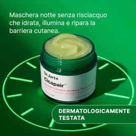 Dr.Jart+ Cicapair Sleepair Intensive Repair Night Face Mask Con Centella Asiatica - Maschera Viso Notte in Tessuto per la Riparazione della Barriera Cutanea - Skincare Coreana (75 ml)