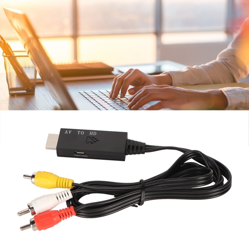 RCA to HD Multimedia Interface Converter Support 720P to 1080P