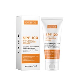 ouhoe Spf 100 Face Sunscreen Moisturizer - Travel Size Sunscreen  Sun Screen Protector for Face & Body - Non-Greasy,Caberi - Colour: 3pcs