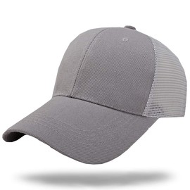 White Fang CA139 Hat, Mesh Cap, Plain, Stylish, Cool, Casual, Men's, Women's