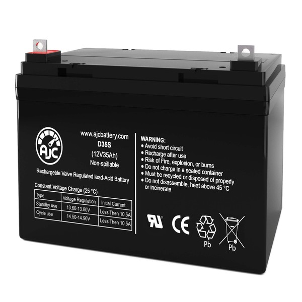 AJC Battery Compatible with Toro Titan ZX5420 12V 35Ah Lawn