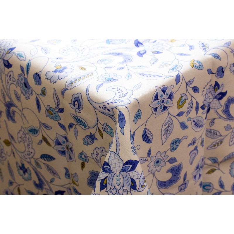 Minton Hardwick Tablecloth, 4 Sizes, Blue, 51.2 x 94.4 inches