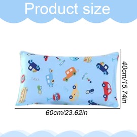 OUDQFCJ 2 pcs Kinder Kissenbezug 100% Baumwolle Kopfkissenbezug mit Umschlagverschluss Baby Kleinkind Kissen Kissenbezüge für Kinderwagen für Kinderbettwäsche (Kraftfahrzeuge)