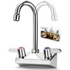 4 Inch Center Kitchen Sink,Commercial Sink Faucet,Brass Kitchen Faucet,Wall Mount