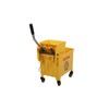 PLASTIC PRINCE Mop Bucket with Wringer on Wheels 20 Quart