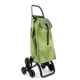 ROLSER I-Max Costa Rica 6 Wheel Stair Climber Foldable Shopping Trolley - Kaki