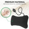 Agatige Inflatable Lumbar Support Pillow, Portable Breathable Lumbar Pillow Low