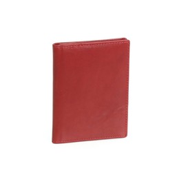 Credit Card Holder LEAS, Genuine Leather, cherry/red - ''LEAS Card-Collection''