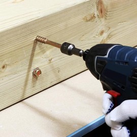 6.0 x 70mm Advanced Turbo Coach Screws Slash Point Hex Hexagon Flange Head, Fast Solo Coach Screw Yellow for Wood Timber Sleeper - Pack of 20 - by MultiScrew