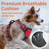 kazazoo Dog Harness, No-Pull Pet Breathable Harness, Adjustable Soft Padded