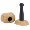Door Stopper Non Magnetic No Drilling Windproof Wood Grain Invisible