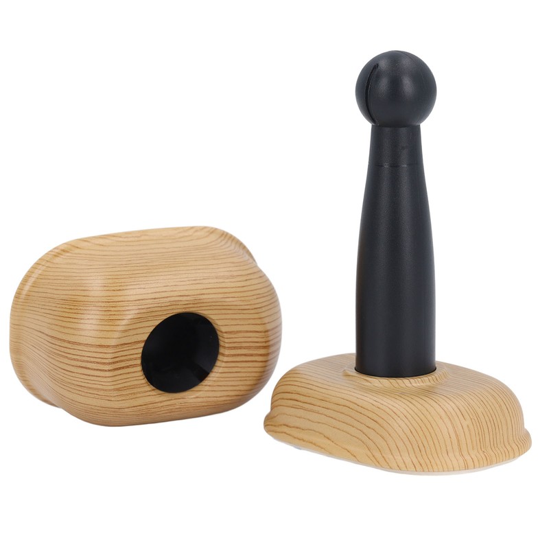 Door Stopper Non Magnetic No Drilling Windproof Wood Grain Invisible