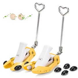 RIRPUAE Boot Stretchers for Cowboy Boots Thick Wide Feet, Adjustable Men Women Shoe High Instep & Width Toe Box Expander (Yellow, Men 7.5-13)