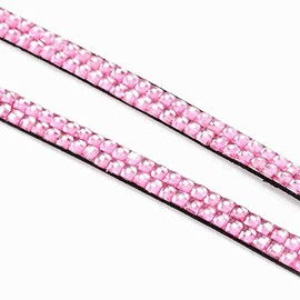 BE-TOOL Lanyard Strap, Bling Diamante Rhinestone (Breakaway) Lanyards, for ID Card & Key Badge Holder, Phone Cases, USB Holder, Memory Stick Holder, 8 Colours (1 Pack, Pink)