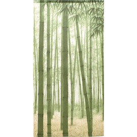 Noren Workshop 10568A Noren Wall Decor Tapestry Room Divider Blindfold Half Noren Japanese Pattern 85 x 170 cm Wakaba Bamboo Grove