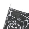 BAORJCT 30 Yards Halloween Wired Edge Ribbons, Grey White Skeleton