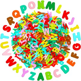 Alphabet Letters Foam Stickers, SEPGLITTER 600Pcs Colorful Self-Adhesive A-Z Alphabet Letters Foam Stickers for Kids DIY Classroom Craft Birthday Party Decorations