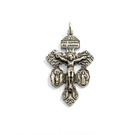 Cross of Forgiveness of the Virgin of the Pillar with 5 Micron Silver Coating