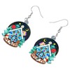 DALANE Acrylic Anime Christmas Tree Snow Globe Earrings Dangle Drop