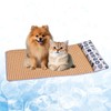 BSITSSS Dog Cooling Matwith Pillow, Durable Cooling Matfor Dogs, CatCooling