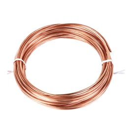 sourcing map Refrigeration Tubing 2.5mm OD x 1.5mm ID x 24.5Ft Length Copper Tubing Coil