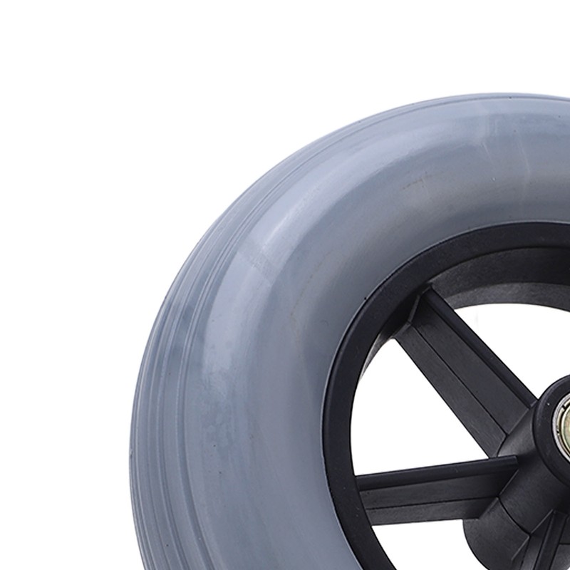 194mm Gray Electric Wheelchair Wheel Non Slip No Noise Stable