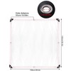 Transparent Rain Tarp Thickened PE Garden Plants Rain Shelter Cover