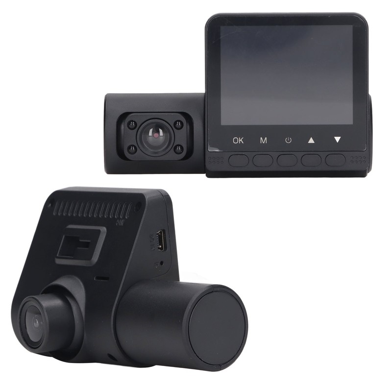 2.4 Inch Screen Dashcam 3 Way HD 1080P Three Lens