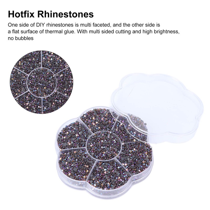 14400pcs Rhinestones Shiny Transparent Decorative Nail Art Accessories for Clothes