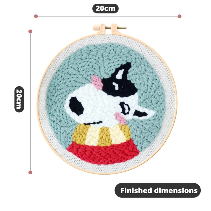 Punch Needle kit Embroidery Starter Kits with Embroidery Pen and