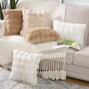 MADIZZ Pack of 2 Thick Plush Wool Throw Pillow Covers