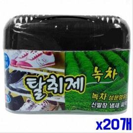 Green tea scented shoe rack deodorizer 150g 20 Pieces