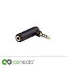 conecto 3.5 mm Jack Adaptor 90° Gold-Plated 3.5 mm 4-Pin