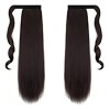 Coleta Postiza Clip swancooyu Extensiones Sintéticas Negro 55.9 cm