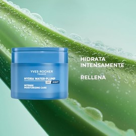 YVES ROCHER, Hydra Water Plump, Crema Facial Hidratante, 100H de Hidratacin, Todo Tipo de Piel, Vegana, 75 ml                                         