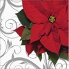Poinsettia Swirls 3-Ply Dinner Napkins