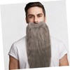 FOMIYES Realistic Long Fake Beard for Costumes Festival Party Dress-up