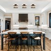 Crystal Ceiling Light, Black Flush Mount Ceiling Light Fixture, Flush