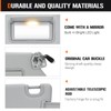 Sun Visor with Light for 2013-2018 Nissan Pathfinder, 2014-2017 Infiniti