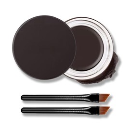 Waterproof Brown Gel Eyeliner, High Pigmentation and Smooth Application, Dual Function for Eyeliner and Brow, Clump-Free, Safe for Sensitive Eyes, Long-Lasting and Sweat-Proof